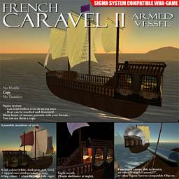 Caravelle Française II - Vaiseau armé