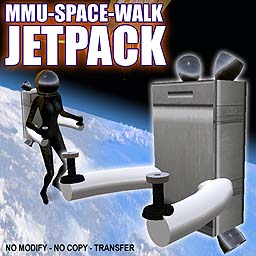 MMU JetPack: Unité autonome de marche spatiale.