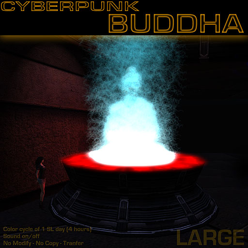 Bouddha cyberpunk (Grand)
