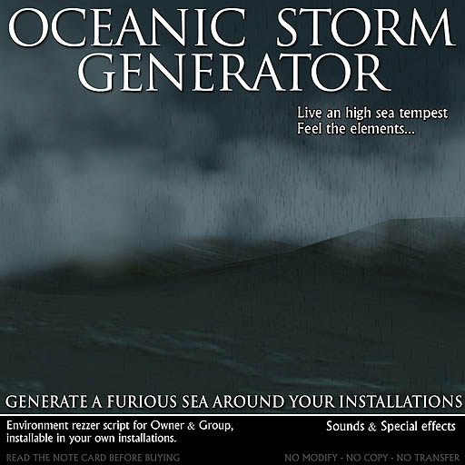 Oceanic storm generator