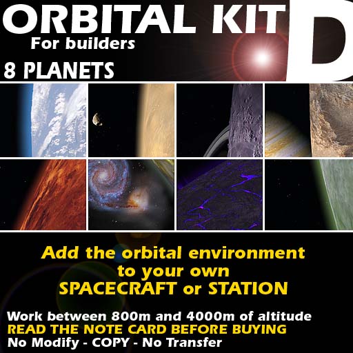 Orbital kit D: space environment generator - 8 Planets.